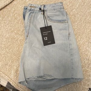 Glassons super high rise 80s mom denim shorts NWT